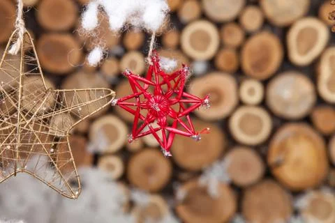 Christmas composition for postcard Stock Photos