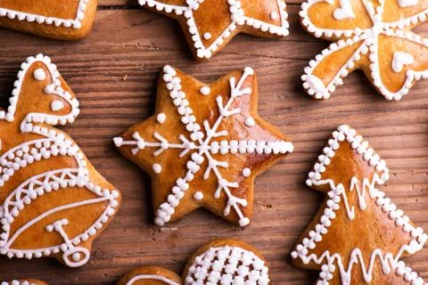 Christmas composition. Studio shot Stock Photos