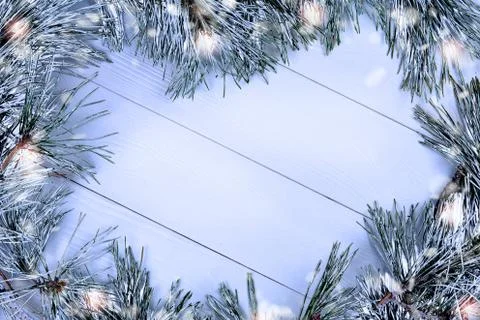 Christmas composition. winter background Foto stock