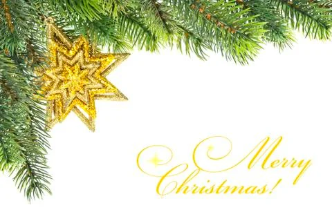 Christmas compositionon Stock Photos