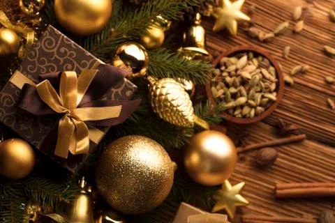 Christmas concept background. Stock Photos