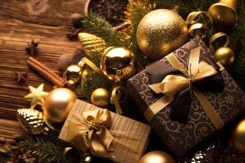 Christmas concept background. Stock Photos