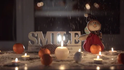 Christmas concept, background for text Stock Footage 98265768