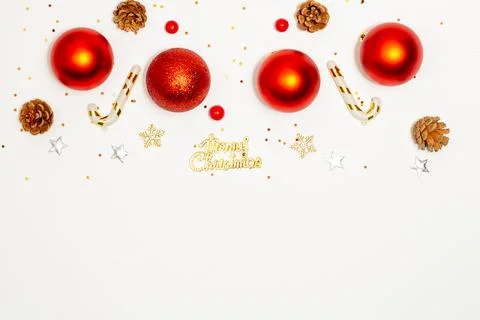 Christmas concept, Composition of decorations christmas festive with pine con Stock-Fotos