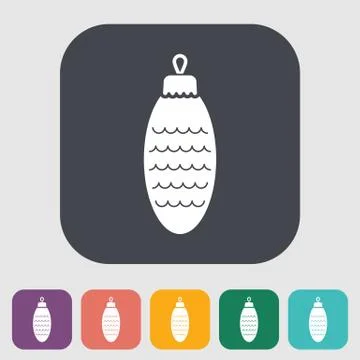 Christmas cone Stock Illustration