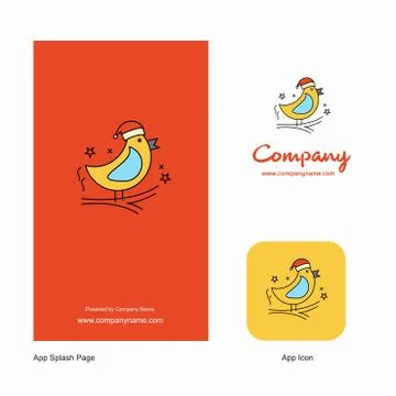 Christmas cookie  Company Logo App Icon and Splash Page Design. Creative Busi Stock Illustration