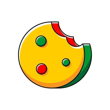 Christmas Cookie icon Stock Illustration