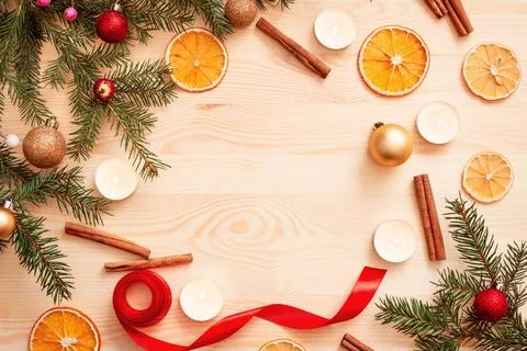 Christmas copy space Stock Photos