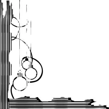 Christmas corner Stock Illustration