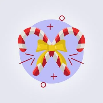 Christmas cross candy icon vector illustration design Stock Illustration