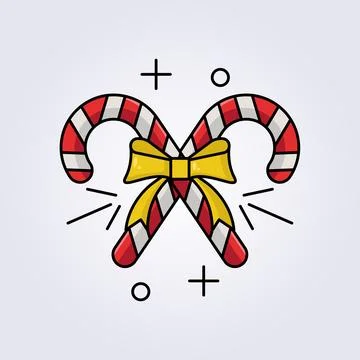 Christmas cross candy icon vector illustration design Stock Illustration