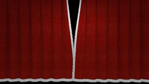 Christmas Curtain Background Stock Footage 100532306