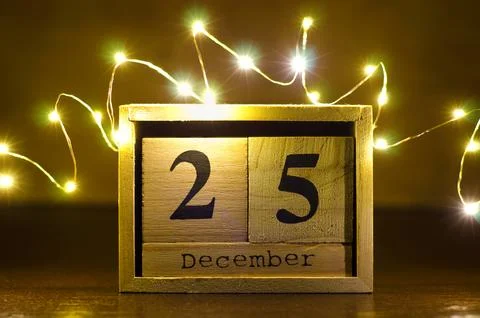 Christmas date Stock Photos