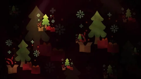 Christmas Day Background Loop Stock Footage 309499598