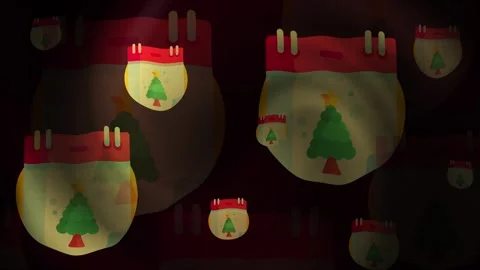Christmas Day Background Loops Stock Footage 309500739