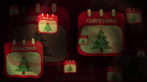 Christmas Day Backgrounds Loop Stock Footage 309500776
