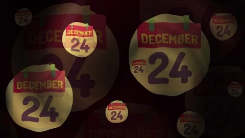 Christmas December Background Loop Stock Footage 309495932