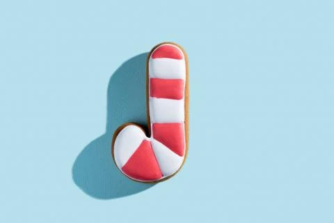 Christmas decor pattern festive bakery candy cane Foto stock