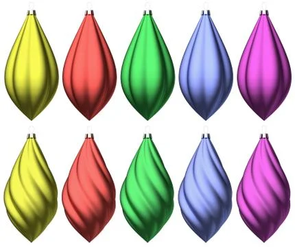 Christmas decor set Stock Illustration