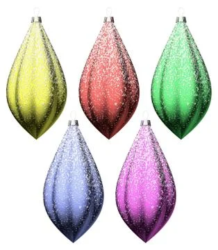 Christmas decor set. Stock Illustration