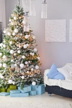 Christmas decor for table setting, or wedding decor, studio with a Christmas Stock Photos