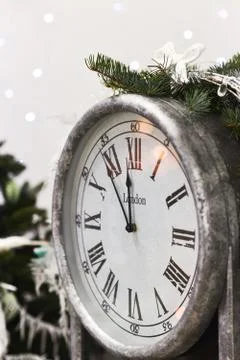 Christmas decor for table setting, or wedding decor, studio with a Christmas Stock Photos