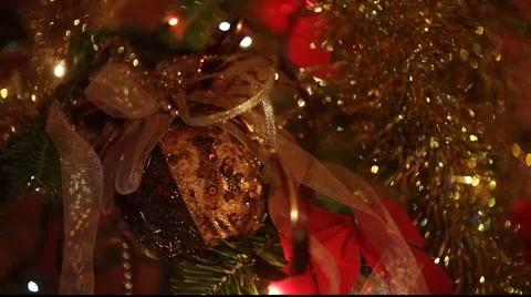 Christmas decorated ball Stock Footage 919595