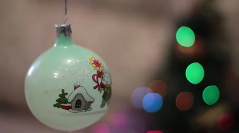 Christmas Decoration Background 1 Stock Footage 45035506