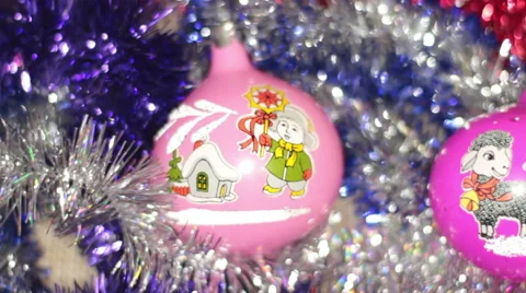 Christmas Decoration Background 2 Stock Footage 45161377