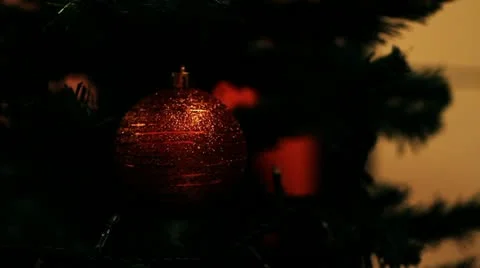 Christmas decoration background Stock Footage 12764604