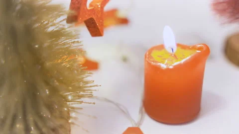 Christmas decoration close up  Stock Footage 143959535