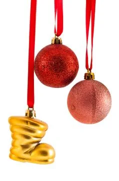 Christmas decoration elements Stock Photos