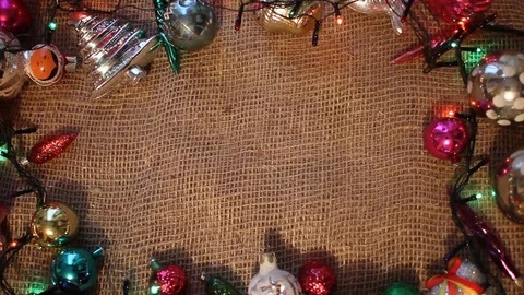 Christmas decoration Vídeo Stock 80575543