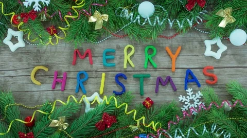Christmas decoration. Stock Footage 82383651