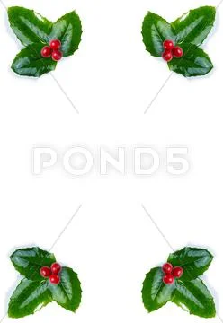 Christmas decoration, frame Stock Illustration