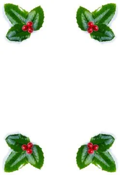 Christmas decoration, frame Stock Illustration