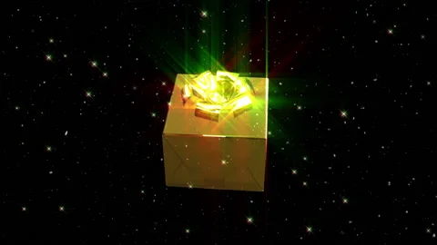 Christmas decoration gift loop animation Stock Footage 146823847