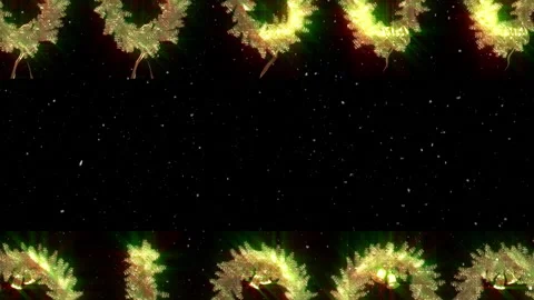 Christmas decoration gift loop animation Video stock 146824066
