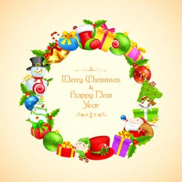 Christmas Decoration Stock Illustration