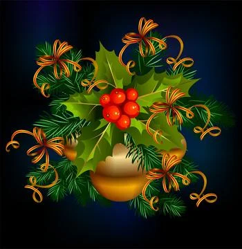 Christmas decoration, Stock Illustration
