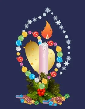 Christmas decoration, Stock Illustration