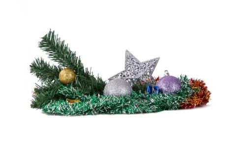 Christmas decoration objects Stock Photos