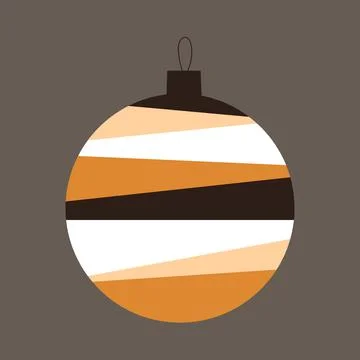 Christmas decoration in polygonal style. Bauble, ornament, ball Stock Illustration