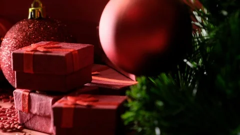 Christmas Decoration Theme Stock Footage 93116779