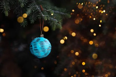 Christmas decoration on the tree Foto stock