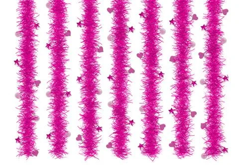 Christmas decoration on white background Stock Illustration