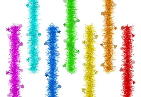 Christmas decoration on white background Stock Illustration