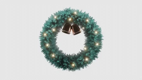 Christmas decoration without background with alpha channel. Stock Footage 163016174