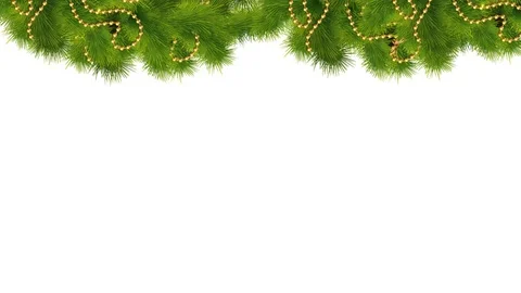 Christmas Decorations And Lights  with Alpha  And  Black And White Matte Stock Footage 70120544