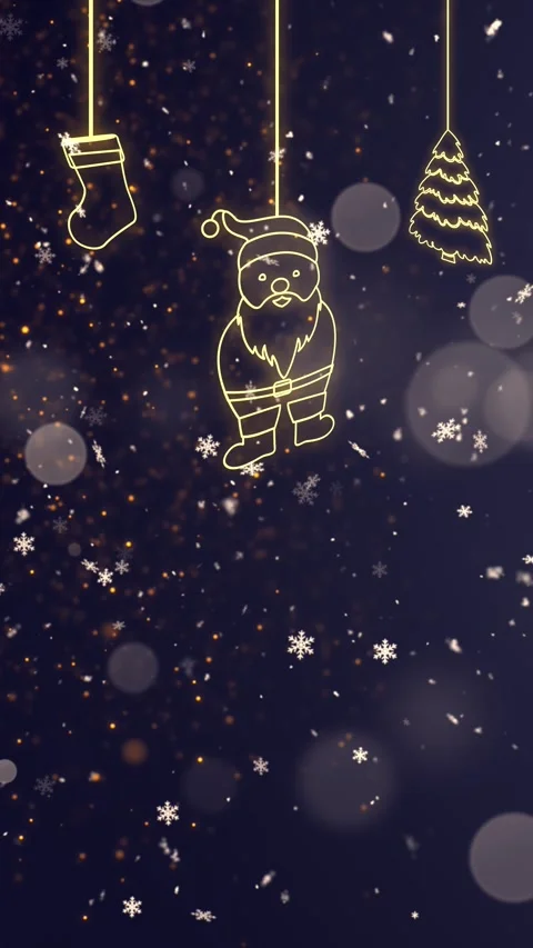 Christmas Decorations Background 2 Stock Footage 283963998